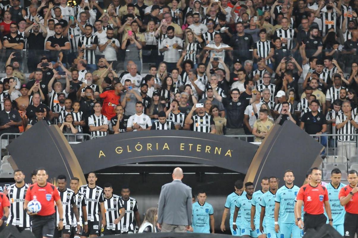 Atltico e Carabobo se enfrentaram no Mineiro, em Belo Horizonte, pela volta da segunda fase da Copa Libertadores