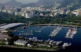 A Marina da Glria foi a primeira instalao testada para os Jogos, em agosto de 2014. A instalao fica localizada no Parque do Flamengo, no centro da cidade, e receber provas de vela (olmpica e paralmpica)