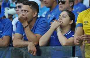 Fotos do jogo entre Cruzeiro e So Paulo