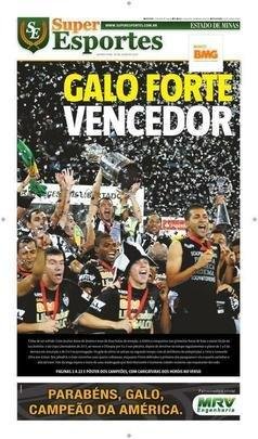 Vitória sobre o Olimpia-PAR na final da Libertadores, (24/07), no Mineirão