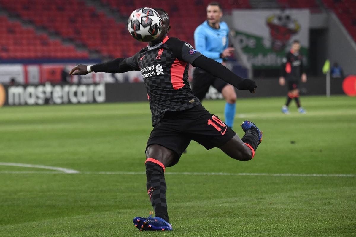 Fotos do jogo entre RB Leipzig e Liverpool, em 