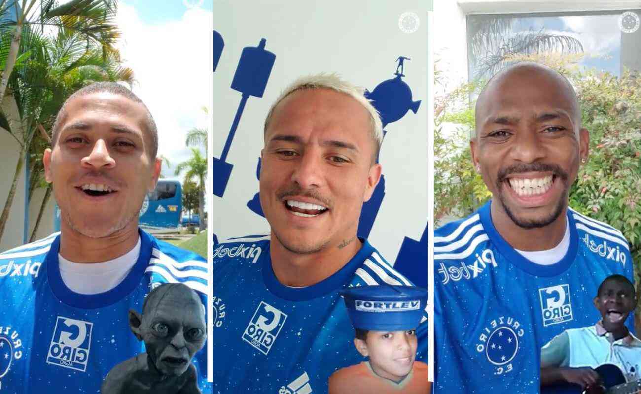 Smigol, Biscoito do Shrek e mais: atletas do Cruzeiro revelam seus