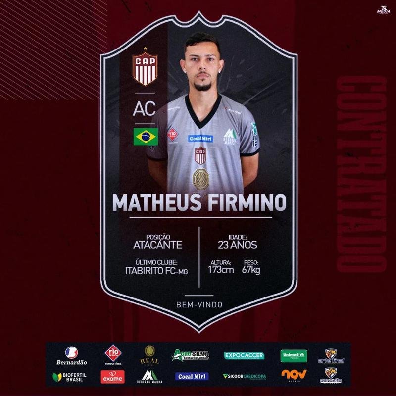 Com estes atletas, o Patrocinense disputar o Mineiro de 2023