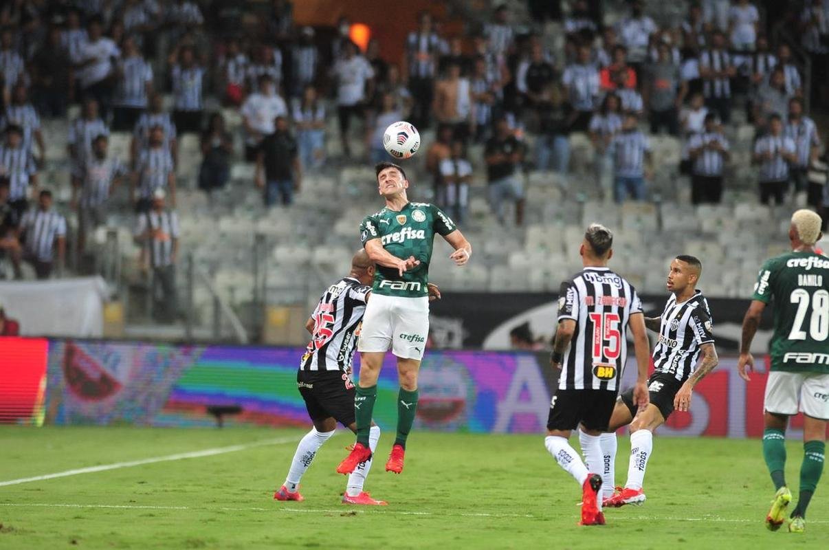Fotos da partida de volta da semifinal da Copa Libertadores de 2021, no Mineiro, entre Atltico e Palmeiras
