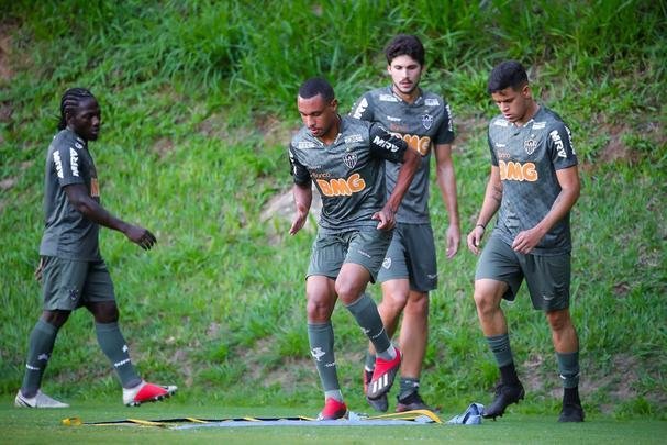 Na Cidade do Galo, Atlético fechou preparação visando ao jogo contra o Cerro Porteño