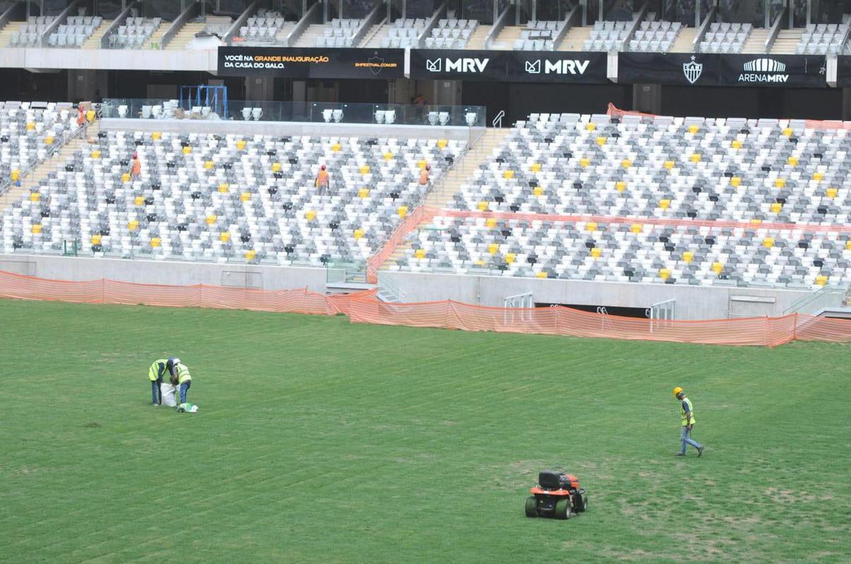 Fotos atualizadas da Arena MRV (24/2)