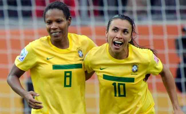 Com Formiga e Marta, o Brasil ganhou outro patamar no cenrio do futebol feminino mundial