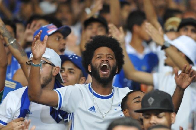 Fotos da grande festa da torcida e do time do Cruzeiro aps a vitria sobre o Operrio, por 1 a 0, que aproximou o time celeste do acesso  Srie A