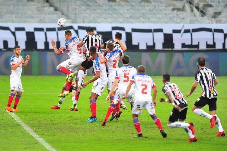 Imagens do confronto entre Atltico e Bahia, vlido pelas oitavas de final da Copa do Brasil 2021