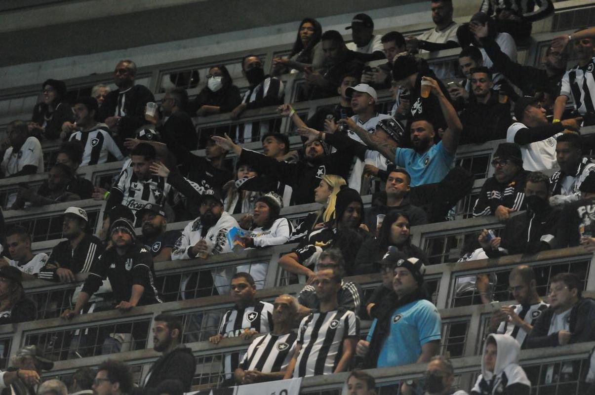 Fotos da torcida do Botafogo na partida contra o Amrica, no Independncia, pela stima rodada do Campeonato Brasileiro