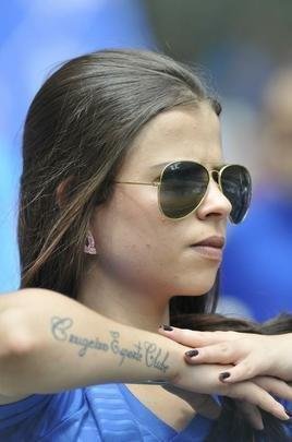 Torcedores do Cruzeiro compareceram em grande nmero ao Mineiro na semifinal contra o Tupi