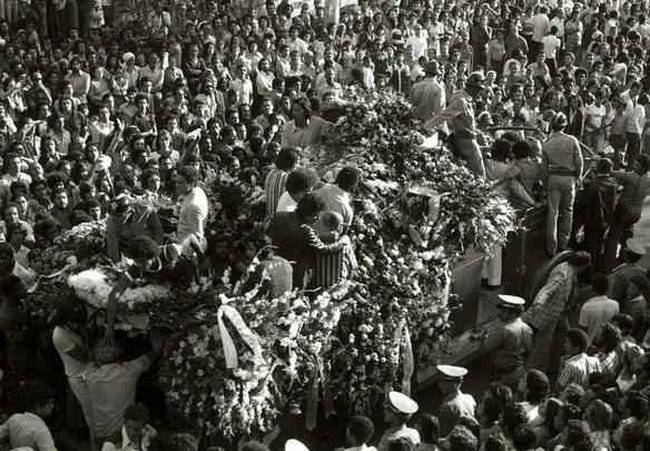 Milhares de torcedores acompanharam o velrio de Batata