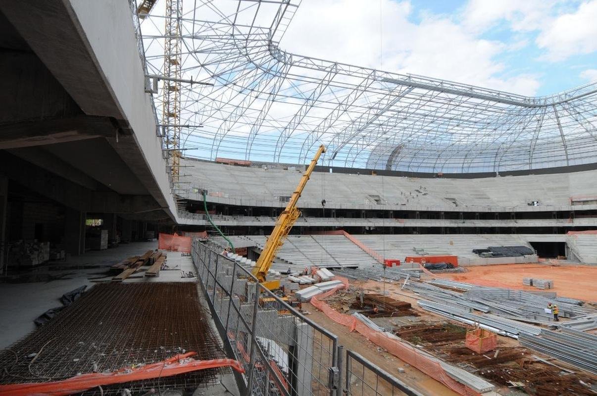 Fotos da Arena MRV nesta sexta-feira (6)