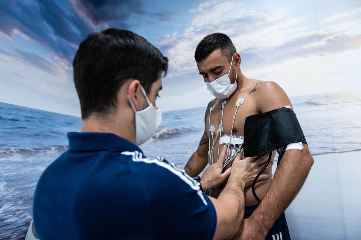 Anunciados como reforos para temporada 2021, Marcinho, Alan Ruschel, Felipe Augusto e Matheus Barbosa realizaram exames na Toca da Raposa II