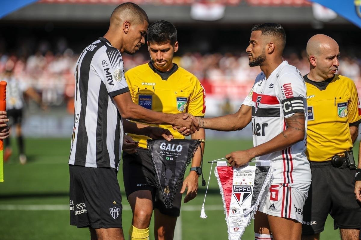 Atltico e So Paulo se enfrentaram no Morumbi, pela 28 rodada do Brasileiro