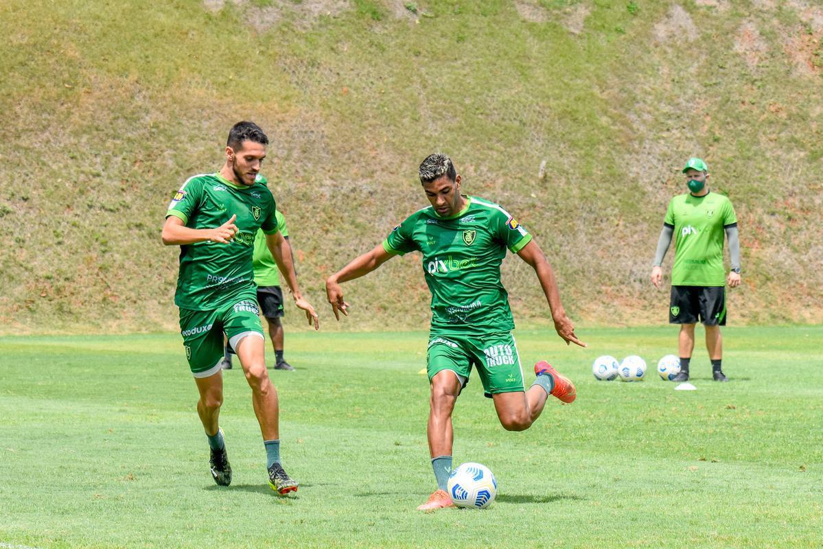 Treino do Amrica realizado nesta tera-feira (26/10) no CT Lanna Drumond, em Belo Horizonte