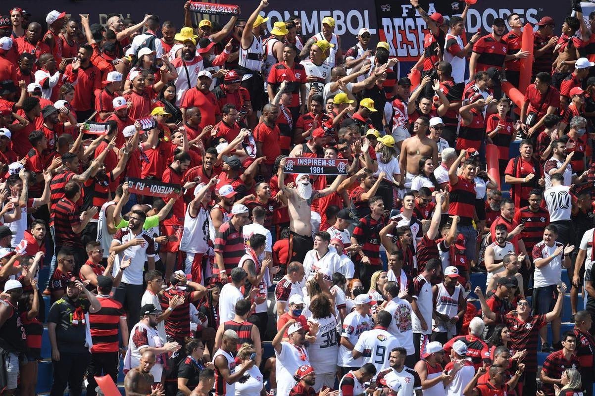 Torcida do Flamengo na final da Libertadores