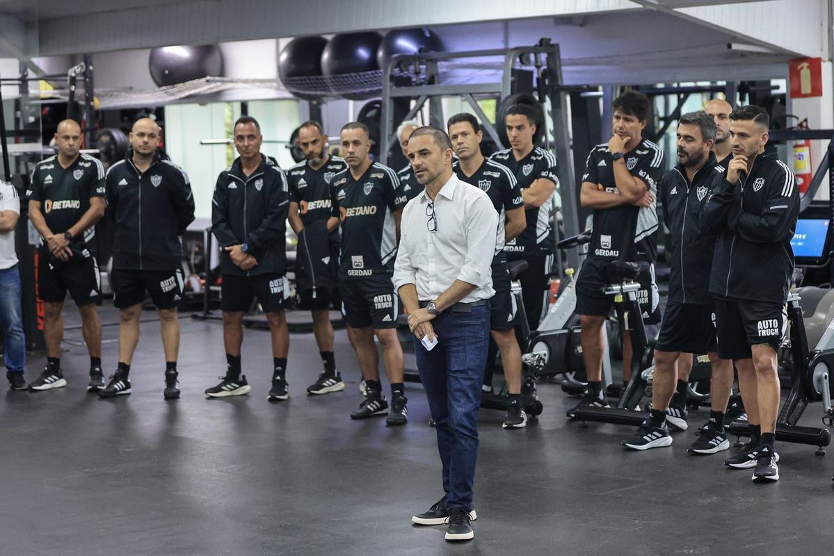 Veja fotos do primeiro dia de pr-temporada do Atltico