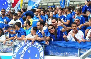 Torcida do Cruzeiro no clssico contra o Atltico, no Mineiro, pela 10 rodada do Estadual