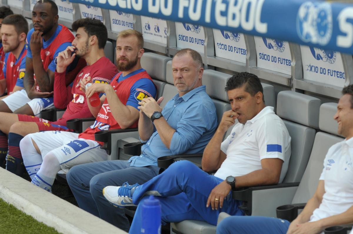 Fotos do jogo entre Cruzeiro e So Paulo