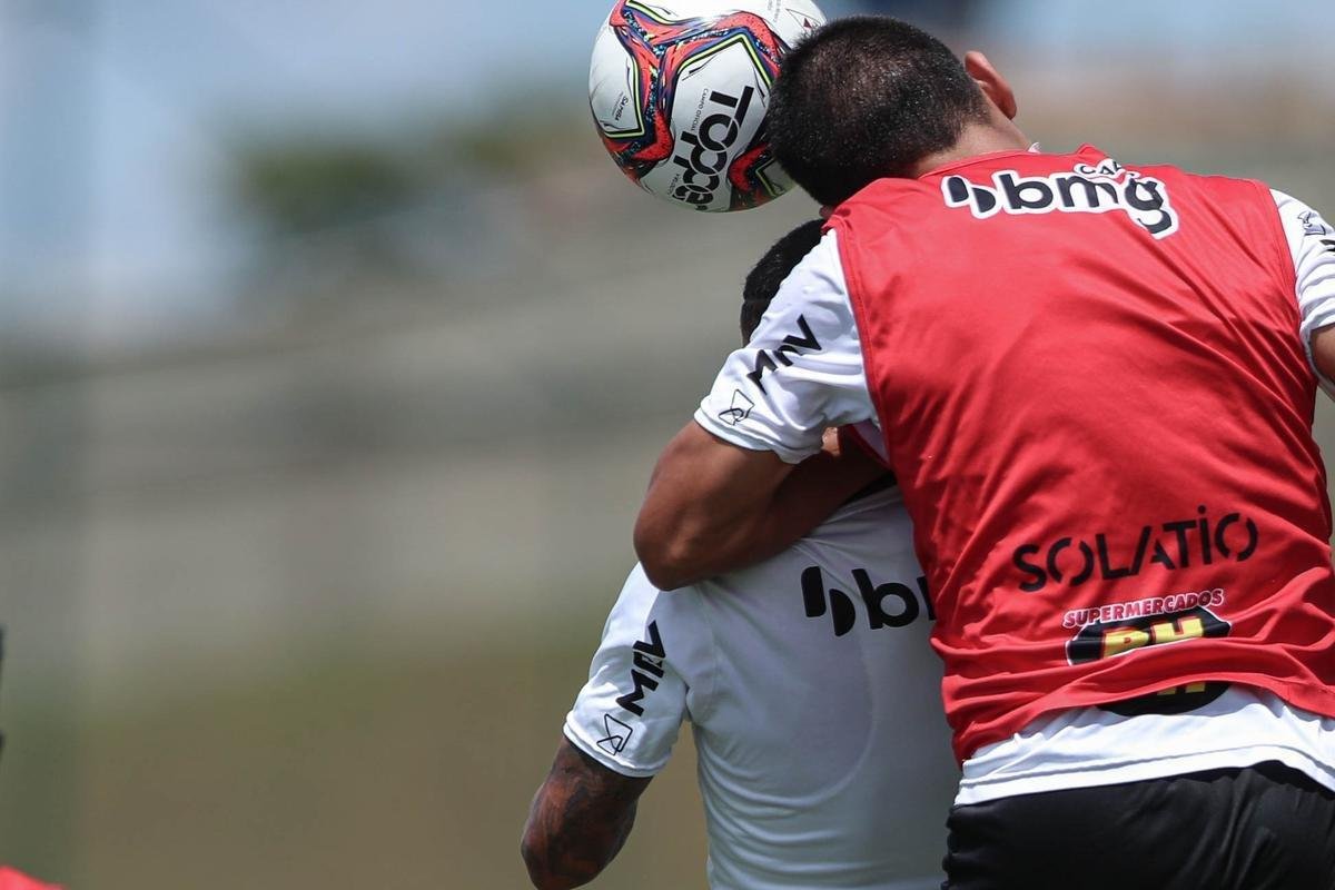 Treino do Atltico em 15/3/2021, na Cidade do Galo