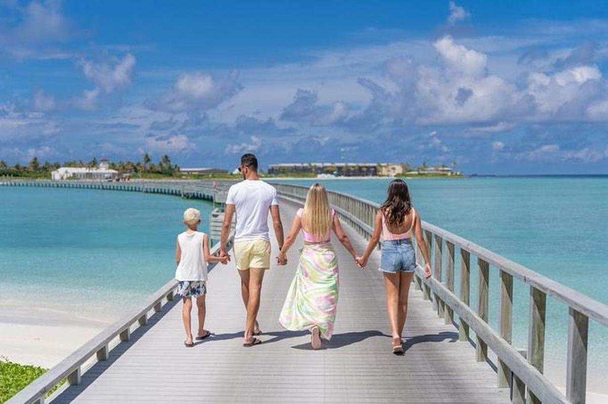 Rver com a famlia nas Maldivas