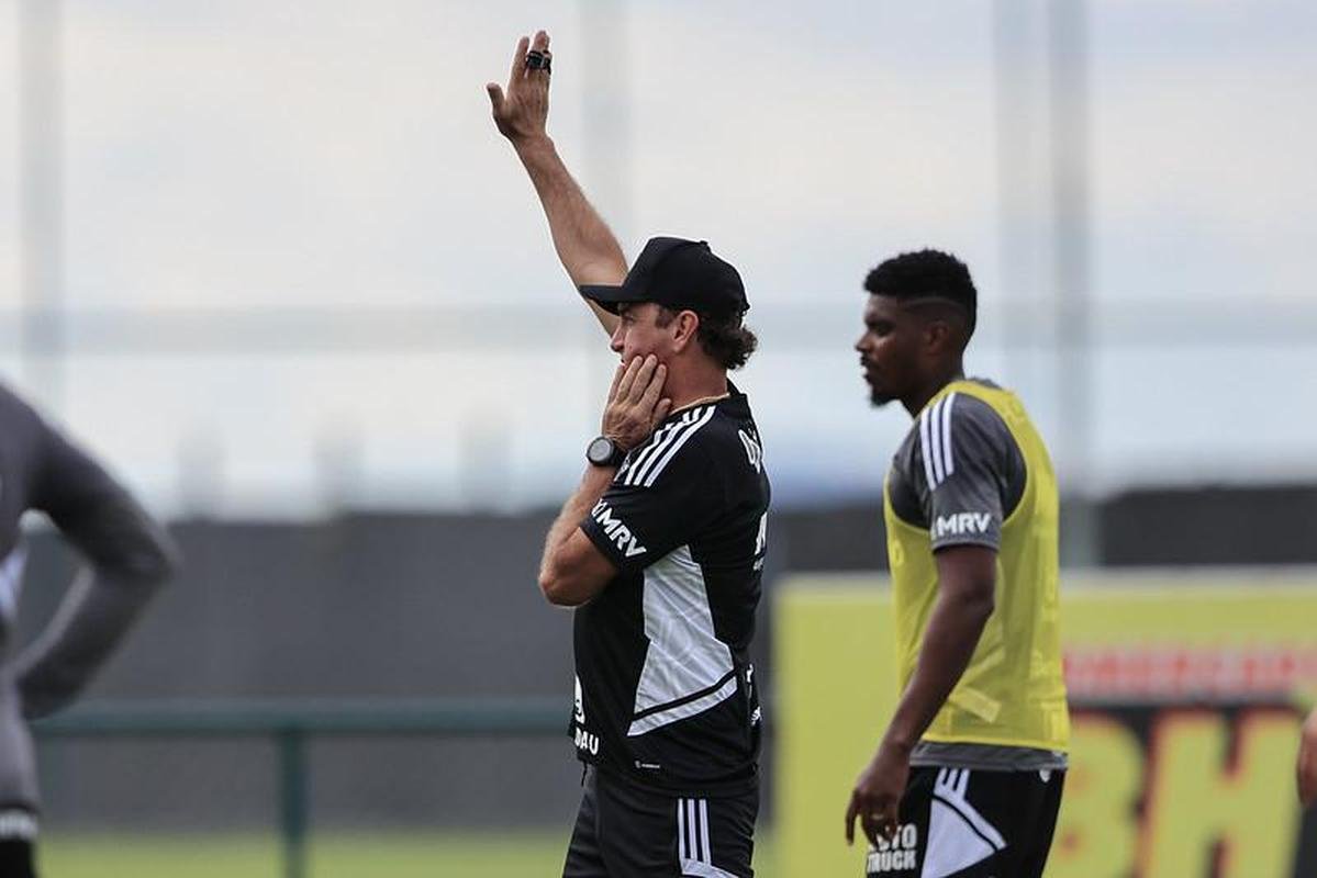 Atltico se prepara na Cidade do Galo para a partida de domingo (31), contra o Inter, no Beira-Rio