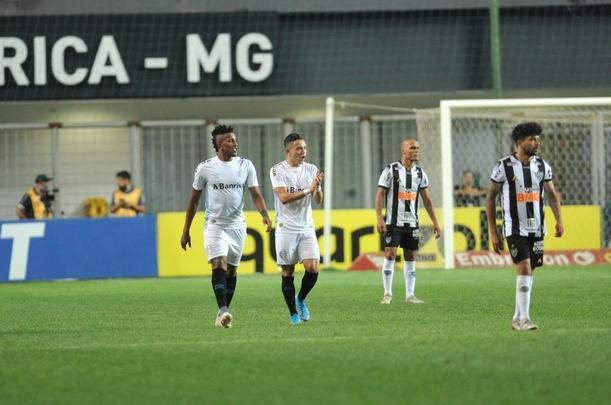 Fotos do jogo entre Atltico e Grmio