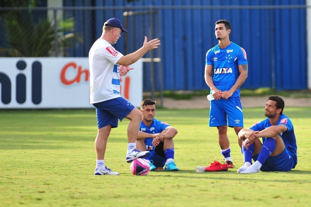 Cruzeiro encerrou nesta tera-feira (16/1) sua preparao para o jogo contra o Tupi