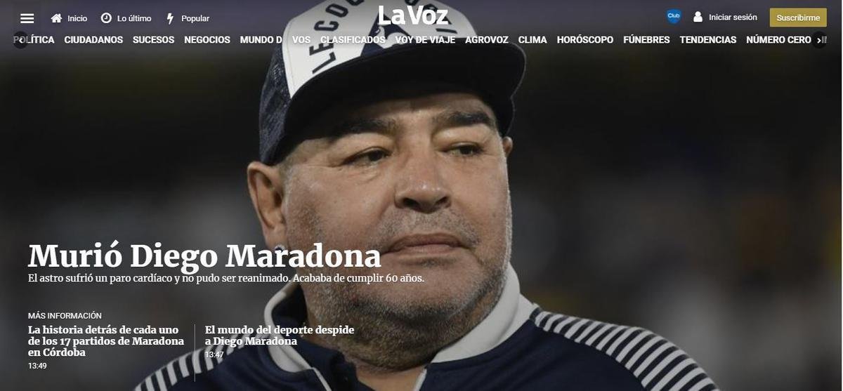 La Voz, da Argentina