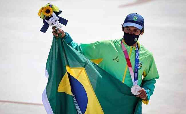 Kelvin Hoefler conquistou a primeira medalha do Brasil em Tquio