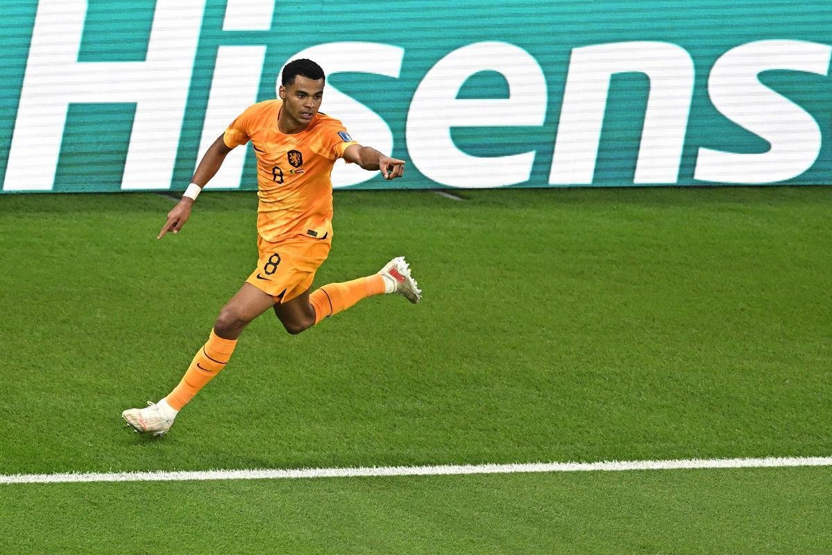 Primeiro gol da Holanda foi marcado por Cody Gakpo 