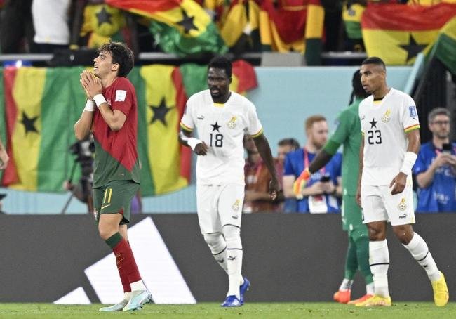 Portugal e Gana se enfrentaram pelo Grupo H da Copa do Mundo.