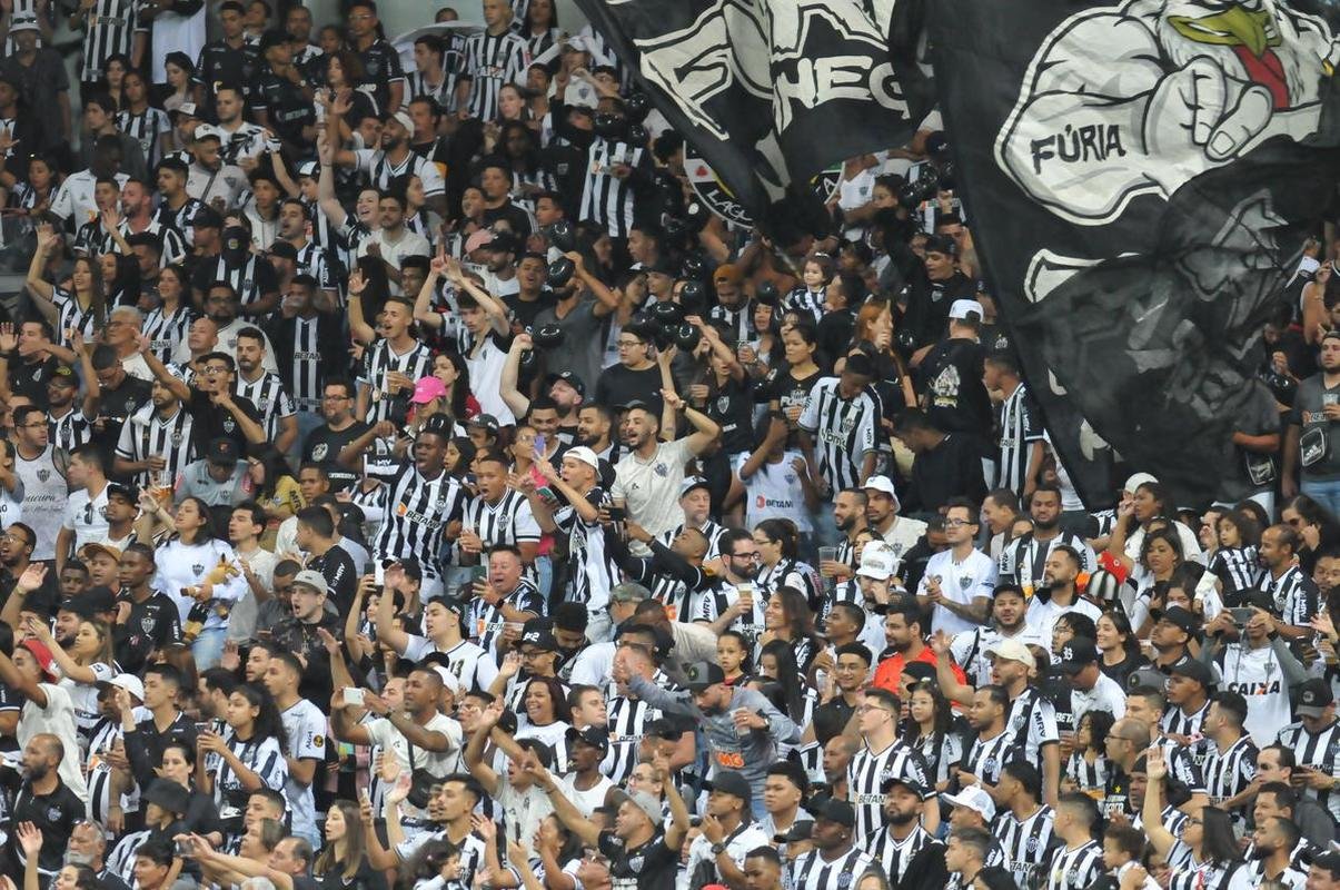 Fotos da torcida do Atltico na partida contra o So Paulo, no Mineiro, em Belo Horizonte, pela 16 rodada do Campeonato Brasileiro 
