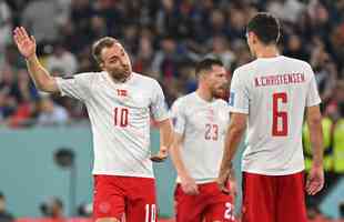 Fotos de Frana x Dinamarca, neste sbado (26/11), no estdio 974, em jogo vlido pela segunda rodada do Grupo D da Copa do Mundo no Catar