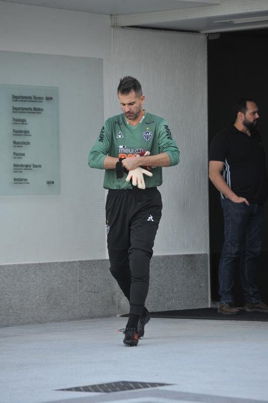 Fotos do ltimo treino do Atltico antes do jogo contra o Unin La Calera