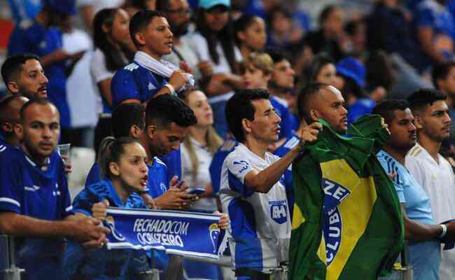 Muitos setores do Mineiro no foram ocupados pelos torcedores do Cruzeiro contra o Guarani