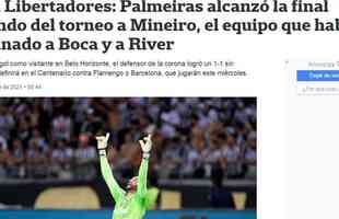 La Nacion, da Argentina, noticia que Palmeiras avanou aps eliminar clube que despachou Boca e River