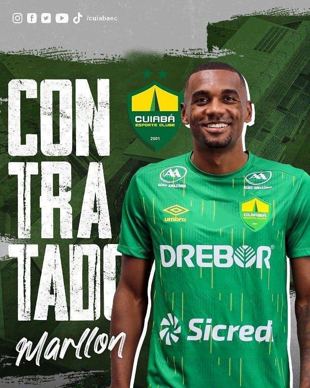 Marllon - Cuiab (Ex-Cruzeiro) - Zagueiro jogou no Cruzeiro em 2020
