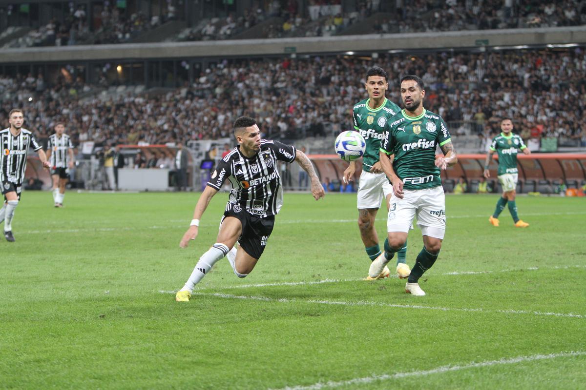 Fotos do jogo entre Atltico-MG e Palmeiras, pelo Brasileiro