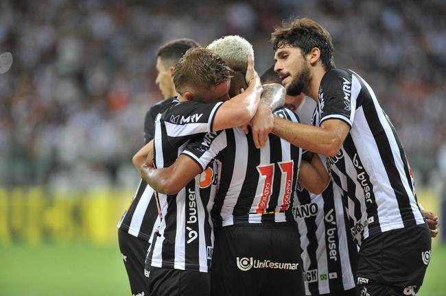 Keno marcou o segundo gol do Atltico na vitria sobre a Caldense pela semifinal do Campeonato Mineiro