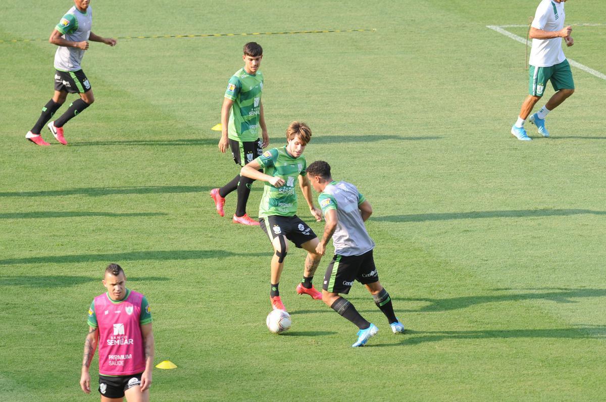 Fotos do jogo entre Amrica e Figueirense, pela Srie B