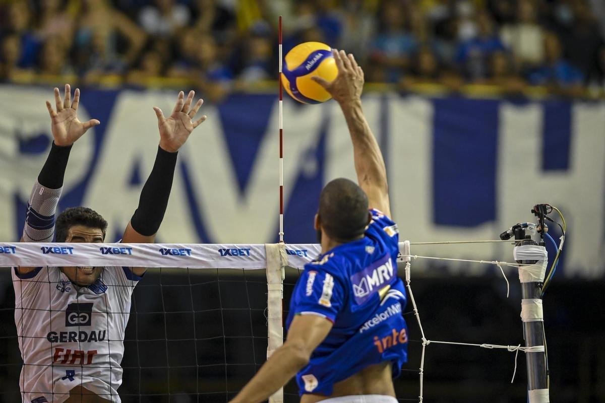 Cruzeiro venceu o Minas no tie-break no primeiro jogo da final da Superliga