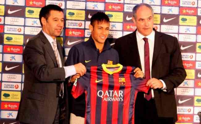 Hoje, Neymar corresponde  a quarta contratao mais cara da histria do Barcelona