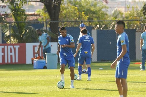 Fotos do treino do Cruzeiro desta quarta-feira, 2 de outubro, na Toca da Raposa II