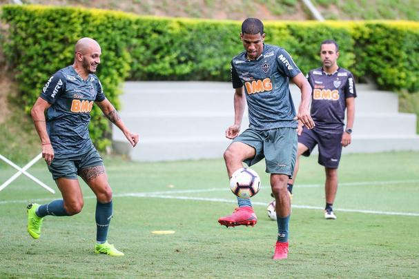 Atlético treinou nesta terça-feira, na Cidade do Galo