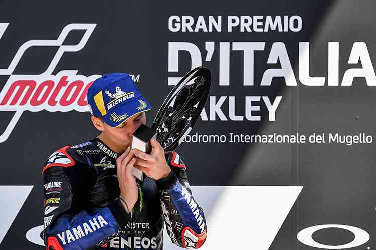 Quartararo domina GP de Portugal e dá à Yamaha 1ª vitória do ano