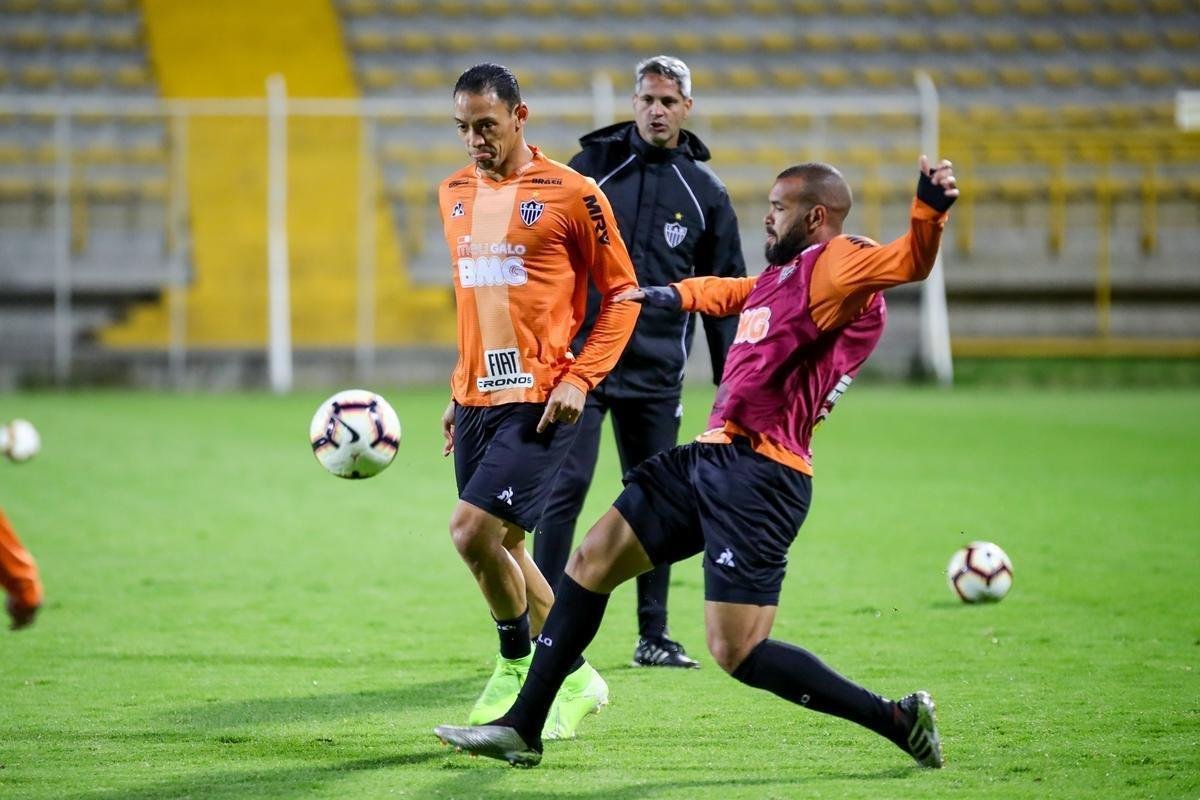 Atltico treinou na noite desta segunda-feira, vspera de jogo contra La Equidad-COL
