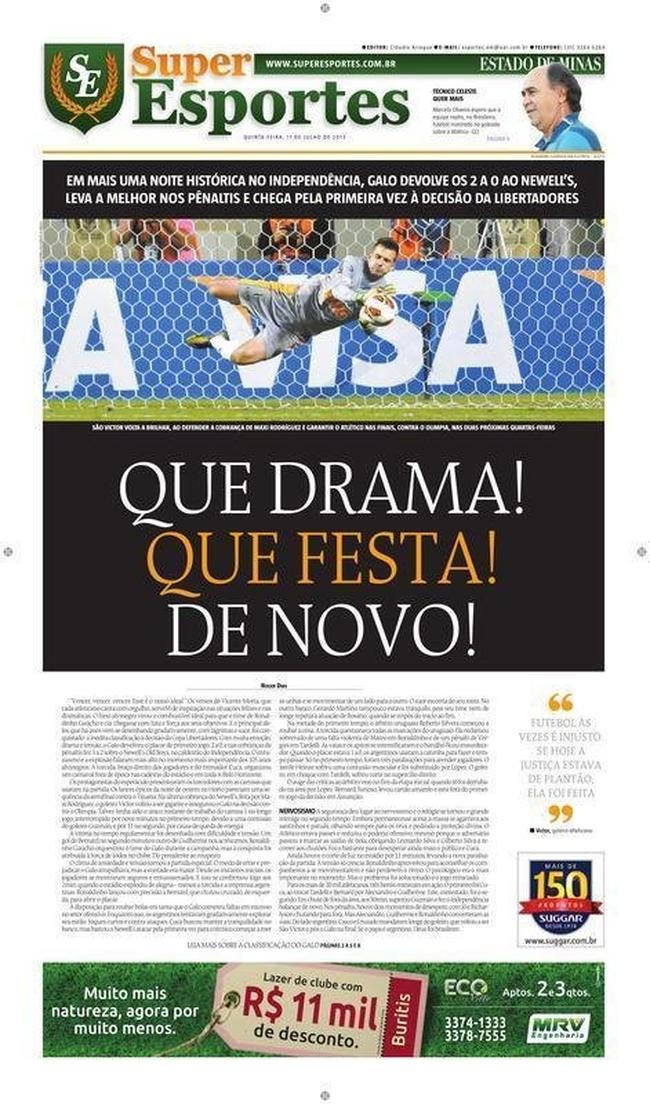 Atl�tico 2 x 0 Newell's-ARG, volta da semifinal, (10/07), Independ�ncia