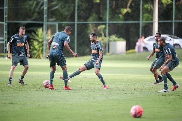 Fotos do treino do Atlético